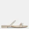 Dolce Vita Tinker Pearl Womens Embellished Faux Leather Block Heel In Multi