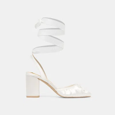 Dolce Vita Tisha Heels In White Size 13 By
