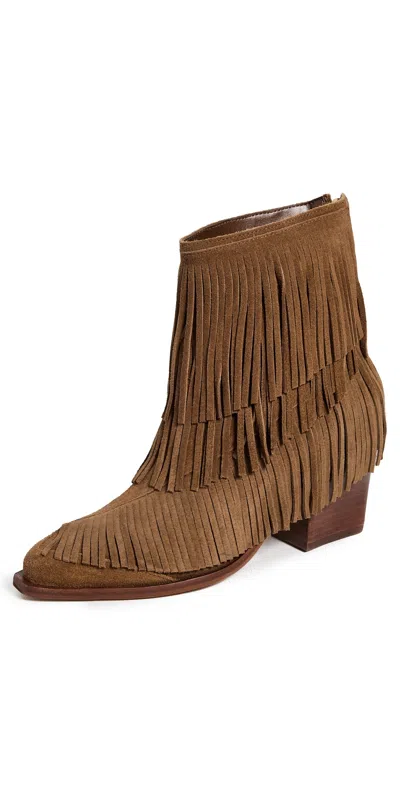 Dolce Vita Torey Boots Chestnut Suede In Brown