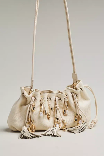 Dolce Vita Tori Charm Crossbody Bag In White