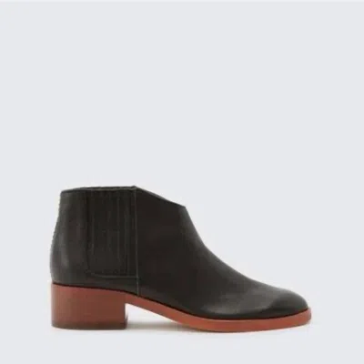 Dolce Vita Towne Ankle Boot In Black Leather