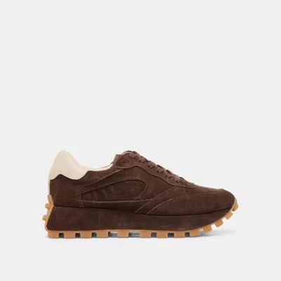 Dolce Vita Tricia Sneakers Dk Brown Suede
