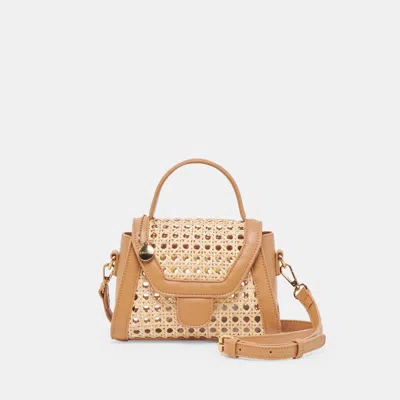 Dolce Vita Tropez Crossbody Camel Natural Cane
