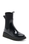 Dolce Vita Tropic H2o Waterproof Platform Bootie In Midnight Patent