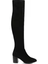 DOLCE VITA TRUDE WOMENS FAUX-SUEDE BLOCK-HEEL OVER-THE-KNEE BOOTS