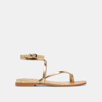 Dolce Vita Tyrice Sandals In Gold Size 13 By