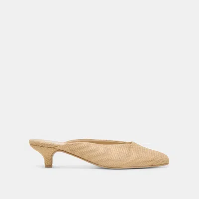 Dolce Vita Umara Heels Lt Natural Raffia In Brown