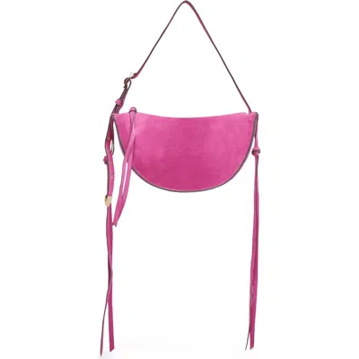 Dolce Vita Verona Leather Shoulder Bag In Magenta