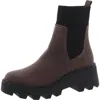 Dolce Vita Villa Womens Faux Leather Block Heel Mid-calf Boots In Brown