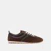 Dolce Vita Viper Sneakers Dk Brown Suede In Brown