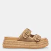 Dolce Vita Wanika Jute Platform Slide Sandal In Multi