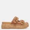 Dolce Vita Wanika Jute Platform Slide Sandal In Multi