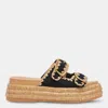 Dolce Vita Wanika Jute Platform Slide Sandal In Multi