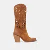 Dolce Vita Waylan Boots Chestnut Suede In Brown