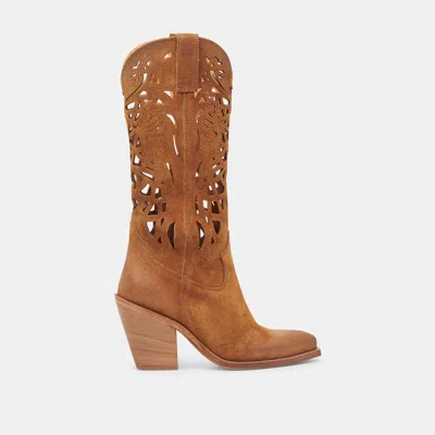 Dolce Vita Waylan Boots Chestnut Suede