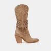 Dolce Vita Waylan Boots Sand Suede In Brown