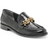 Dolce Vita Waylen Charm Chain Loafers In Black
