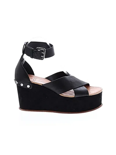 Pre-owned Dolce Vita Wedges In Black