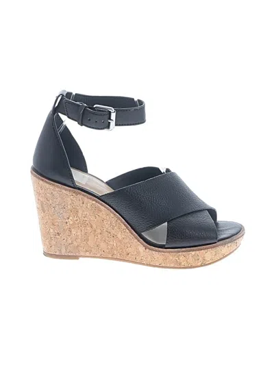 Pre-owned Dolce Vita Wedges In Black