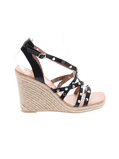 Pre-owned Dolce Vita Wedges In Black