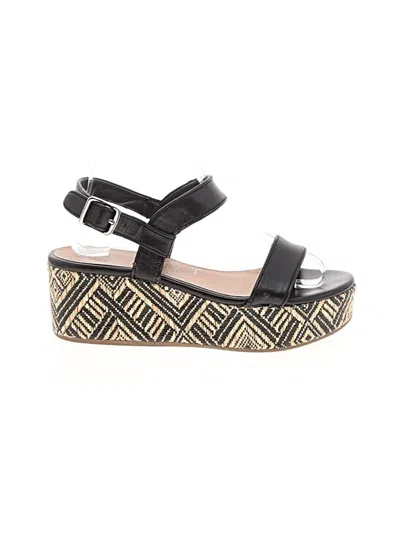 Pre-owned Dolce Vita Wedges In Black