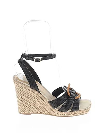 Pre-owned Dolce Vita Wedges In Black