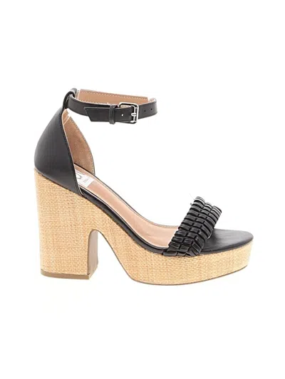 Pre-owned Dolce Vita Wedges In Black