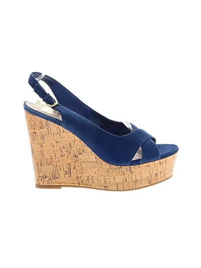 Pre-owned Dolce Vita Wedges In Blue