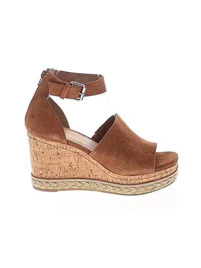 Pre-owned Dolce Vita Wedges In Brown