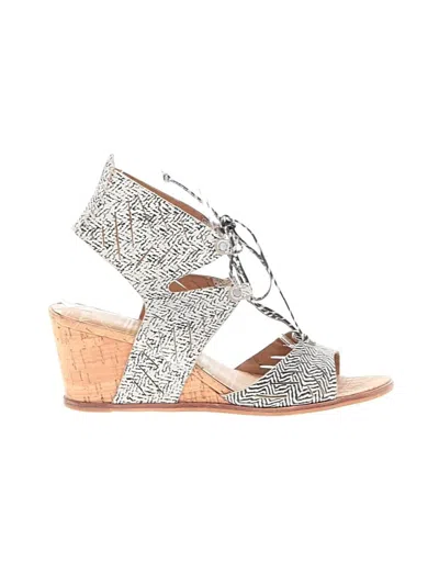 Pre-owned Dolce Vita Wedges In Silver