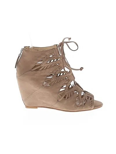 Pre-owned Dolce Vita Wedges In Tan