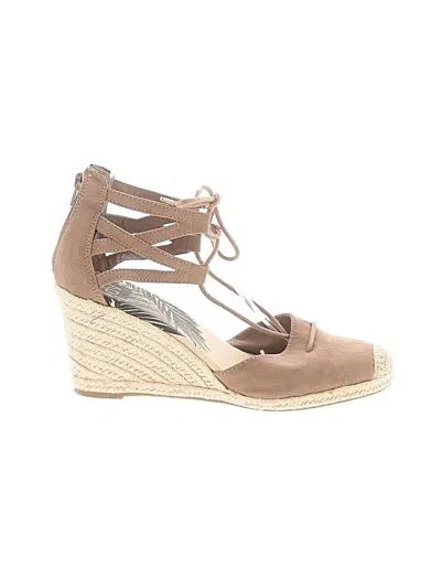 Pre-owned Dolce Vita Wedges In Tan