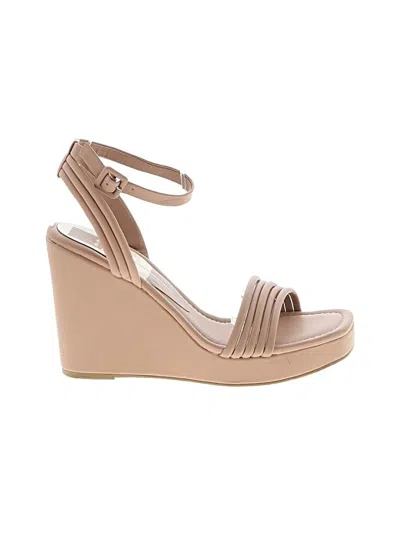 Pre-owned Dolce Vita Wedges In Tan