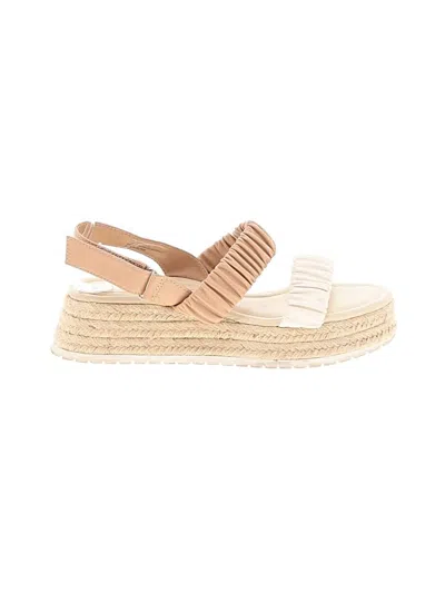 Pre-owned Dolce Vita Wedges In Tan