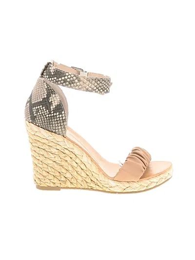 Pre-owned Dolce Vita Wedges In Tan