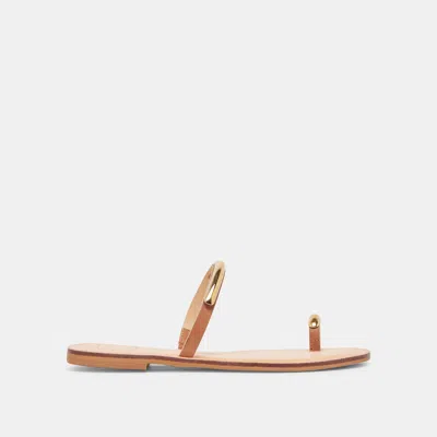 Dolce Vita Wink Wide Sandals Saddle Leather