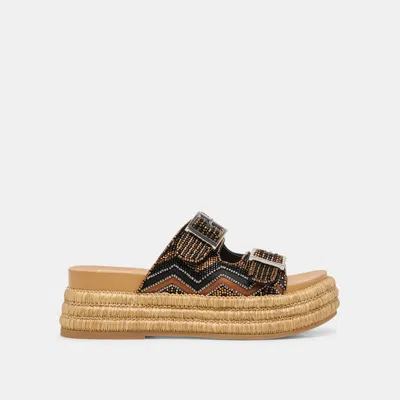 Dolce Vita Wixie Sandals Black Multi Beads