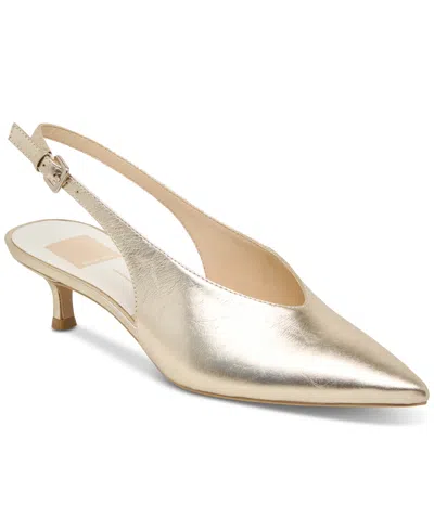 Dolce Vita Women's Alenna Kitten-heel Slingback Pointed Toe Pumps