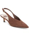 Dolce Vita Women's Alenna Kitten-heel Slingback Pumps In Brown