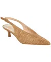 Dolce Vita Women's Alenna Perforated Pointed Toe Kitten Heel Pumps In Brown