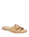 DOLCE VITA WOMEN'S ALONZO SLIP ON BUCKLED SLIDE SANDALS