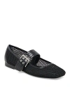 DOLCE VITA WOMEN'S ARORA SQUARE TOE BUCKLED BALLET FLATS