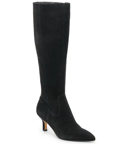 Dolce Vita Women's Attie H2o Stiletto Heel Knee-high Dress Boots In Black
