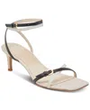 Dolce Vita Bamby Heels White Black Leather In White