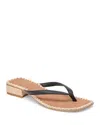 Dolce Vita Barty Flip Flop In Black Leather