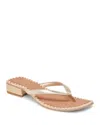 Dolce Vita Barty Flip Flop In Gold Metallic