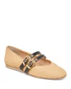 Dolce Vita Baylee Mary Jane Flat In Natural Raffia