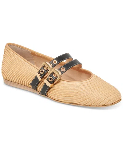 Dolce Vita Women's Baylee Double Strap Mary Jane Flats In Brown