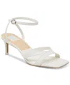 Dolce Vita Women's Becki Two-piece Dress Sandals In True White Leather