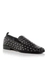 Dolce Vita Beny Stud Flats In Black Leather